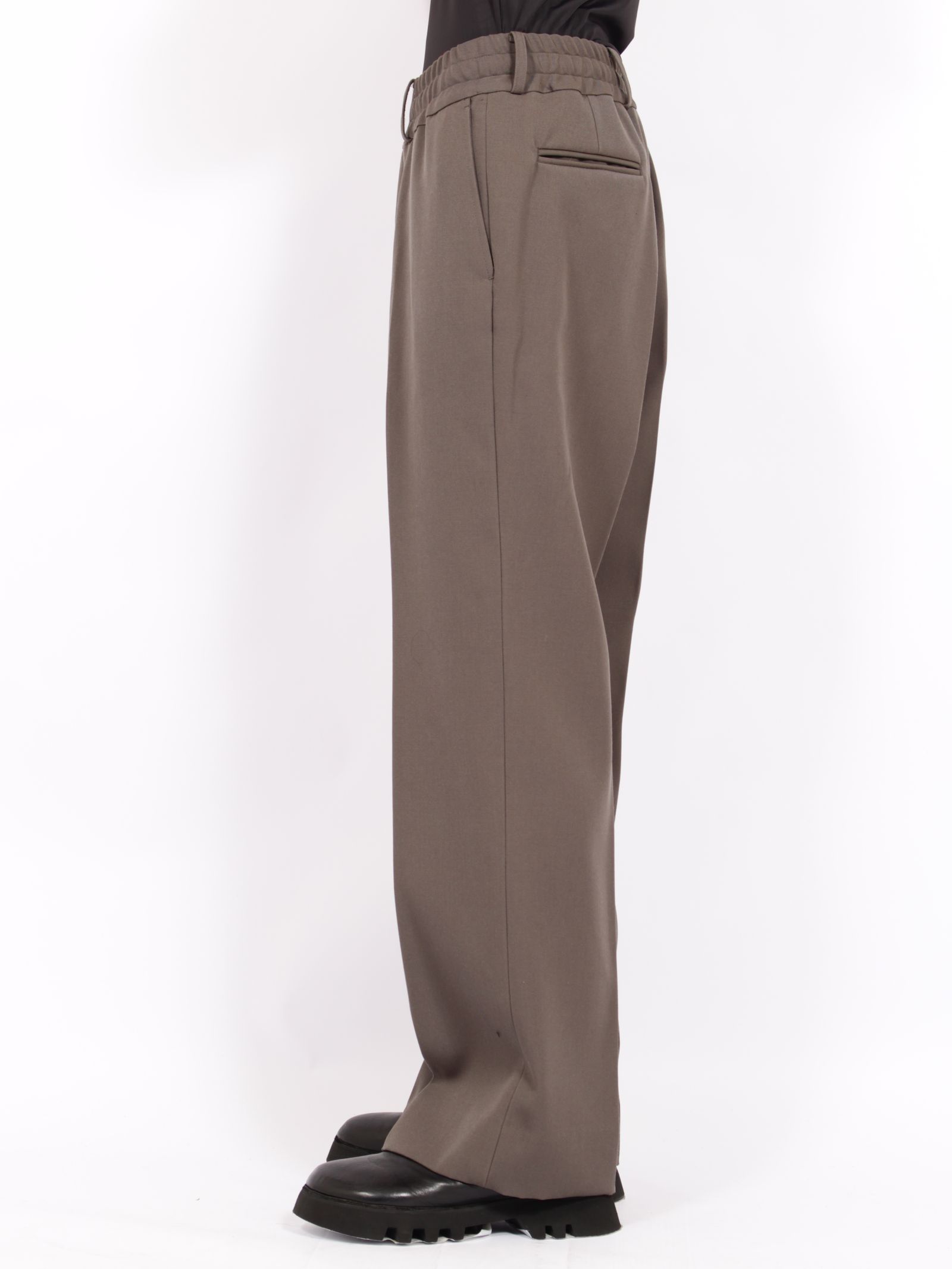 【26AW】ヘビー ウール ストレート イージー パンツ / HEAVY WOOL STRAIGHT EASY PANTS .16 / GUNMETAL(グレー)