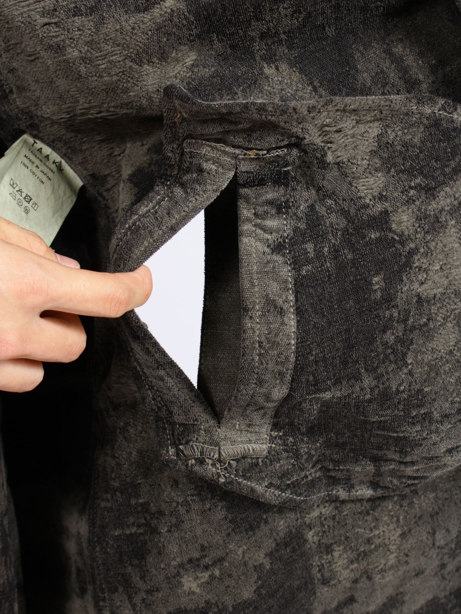 【26AW】モール ジャガード デニム コート / MOLE JACQUARD DENIM COAT / グレー