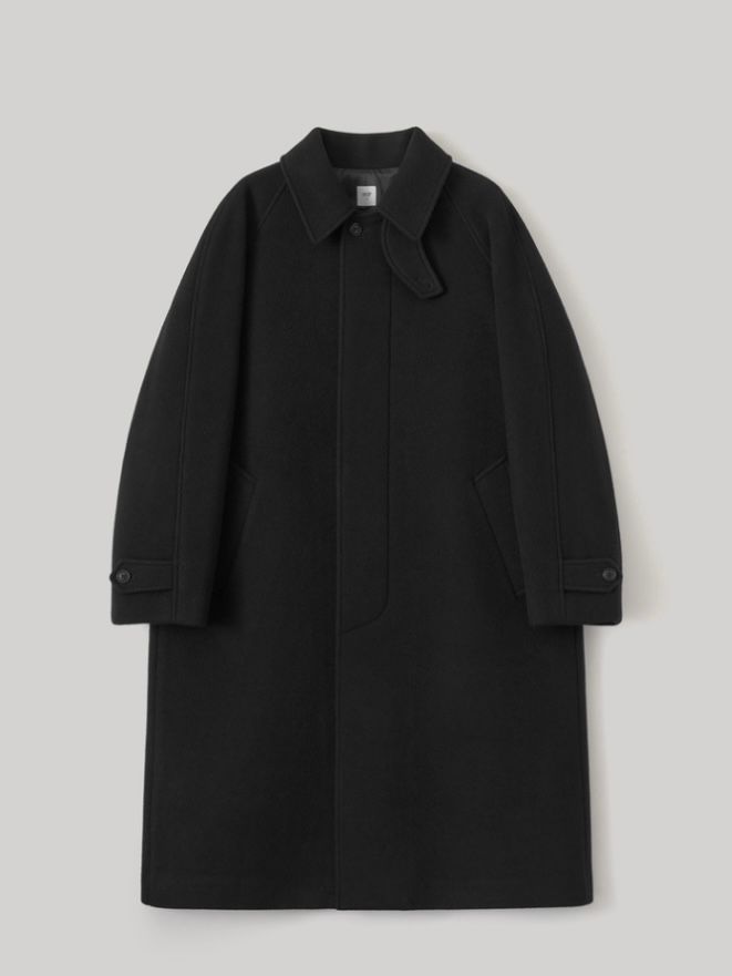 【26AW】レガシー バルマカーン コート / LEGACY BALMACAAN COAT / ブラック