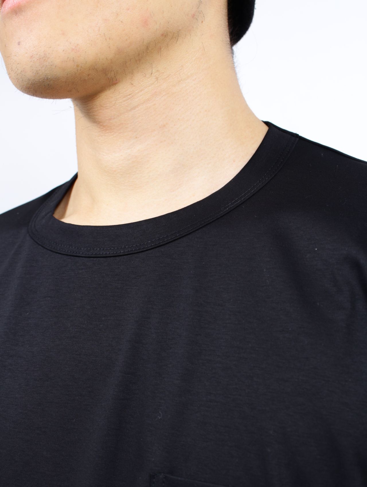 【25SS】パターン B パッチワーク ティー A 半袖 カットソー / PATTERN B-PATCHWORK TEE A / ブラック×ホワイト