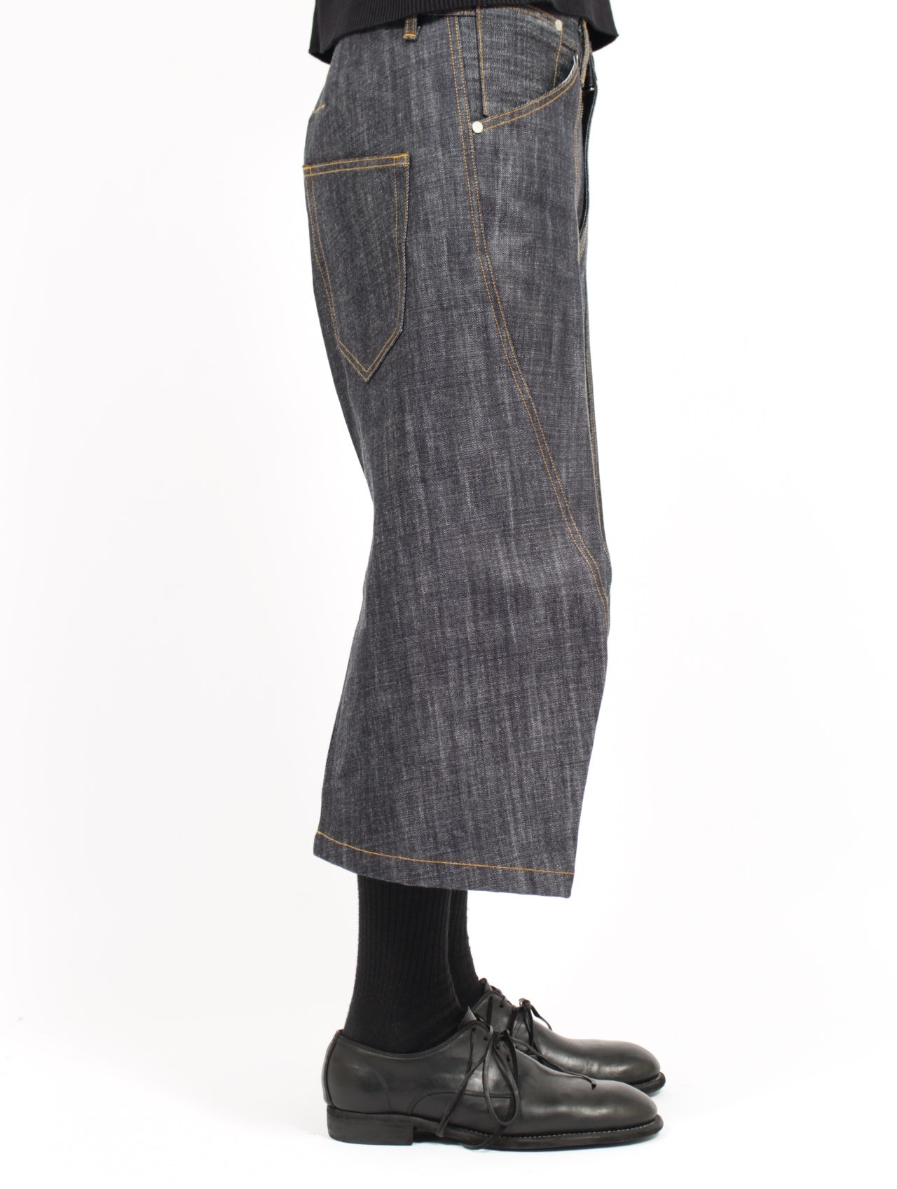 【26SS】 3D ツイステッド デニム ショーツ / 3D TWISTED JORTS / RAW INDIGO (ロー インディゴ)