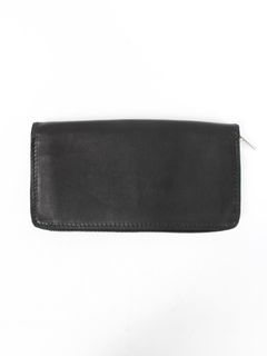 【C6】カンガルー レザー ジップ ウォレット 長財布 / ZIPPED WALLET / ブラック