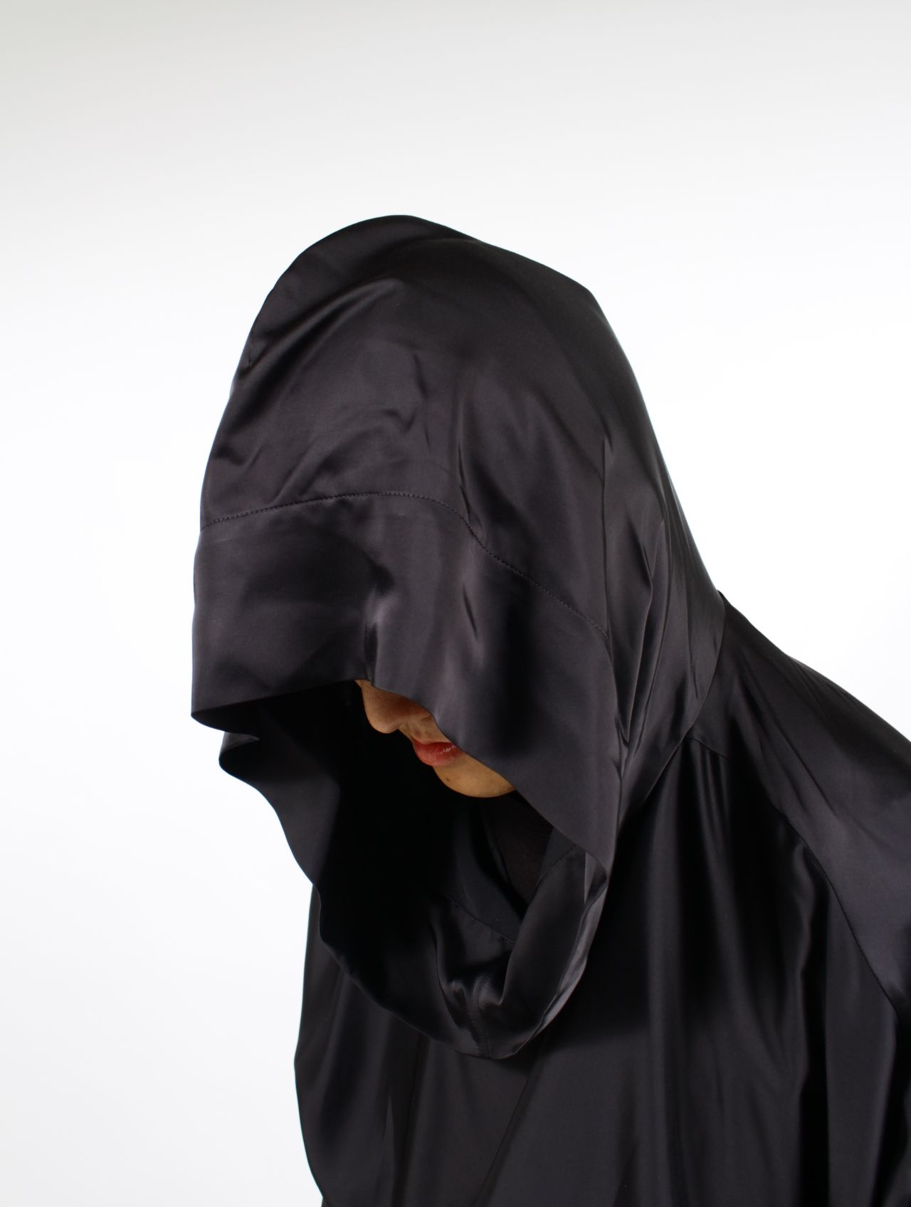【25SS】 チュニック フーディー パーカー / HOODED TUNIC / ブラック