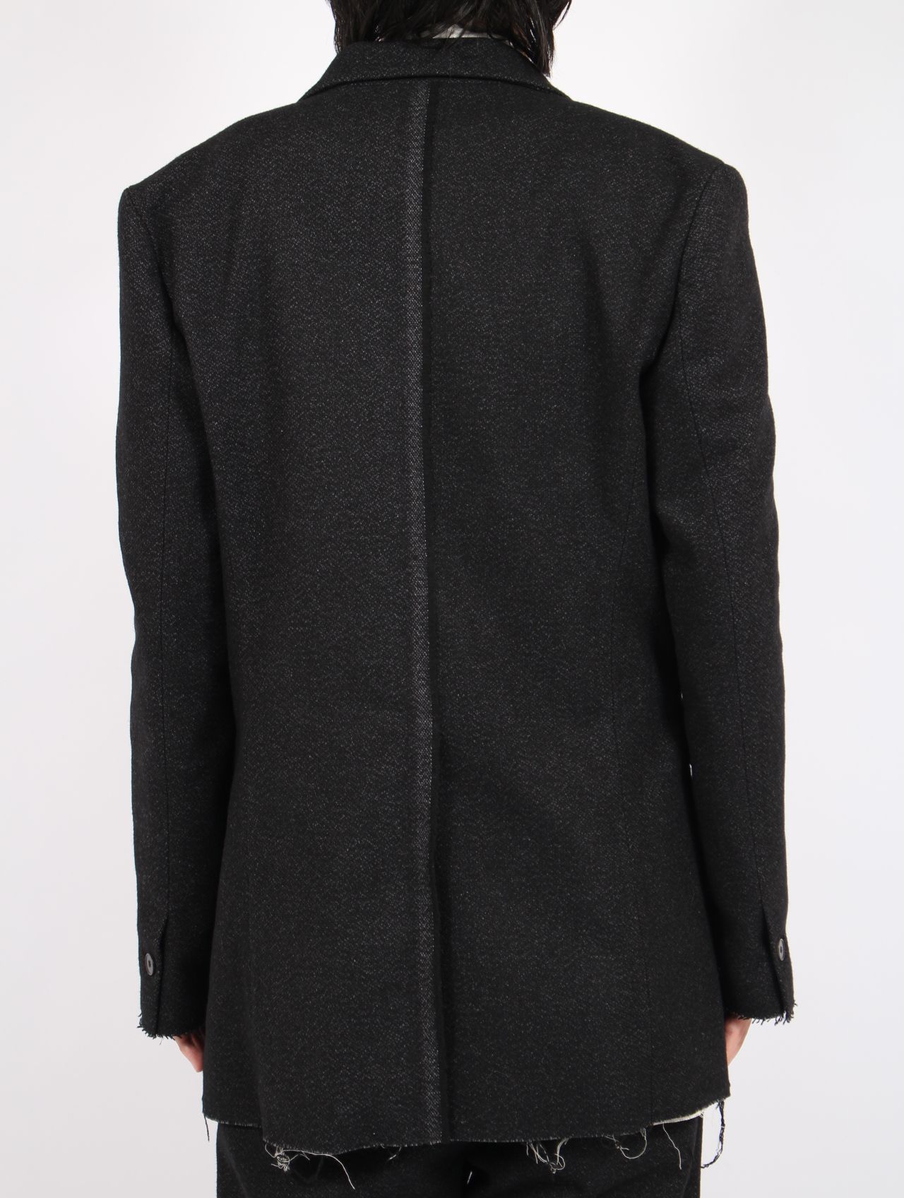 【25AW】メンズ フィット カー ジャケット / MENS FITTED CAR JACKET / オフブラック