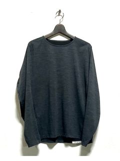 【26AW】ロングスリーブ Tシャツ ウール / LONG SLEEVE T-SHIRTS WOOL / グレー