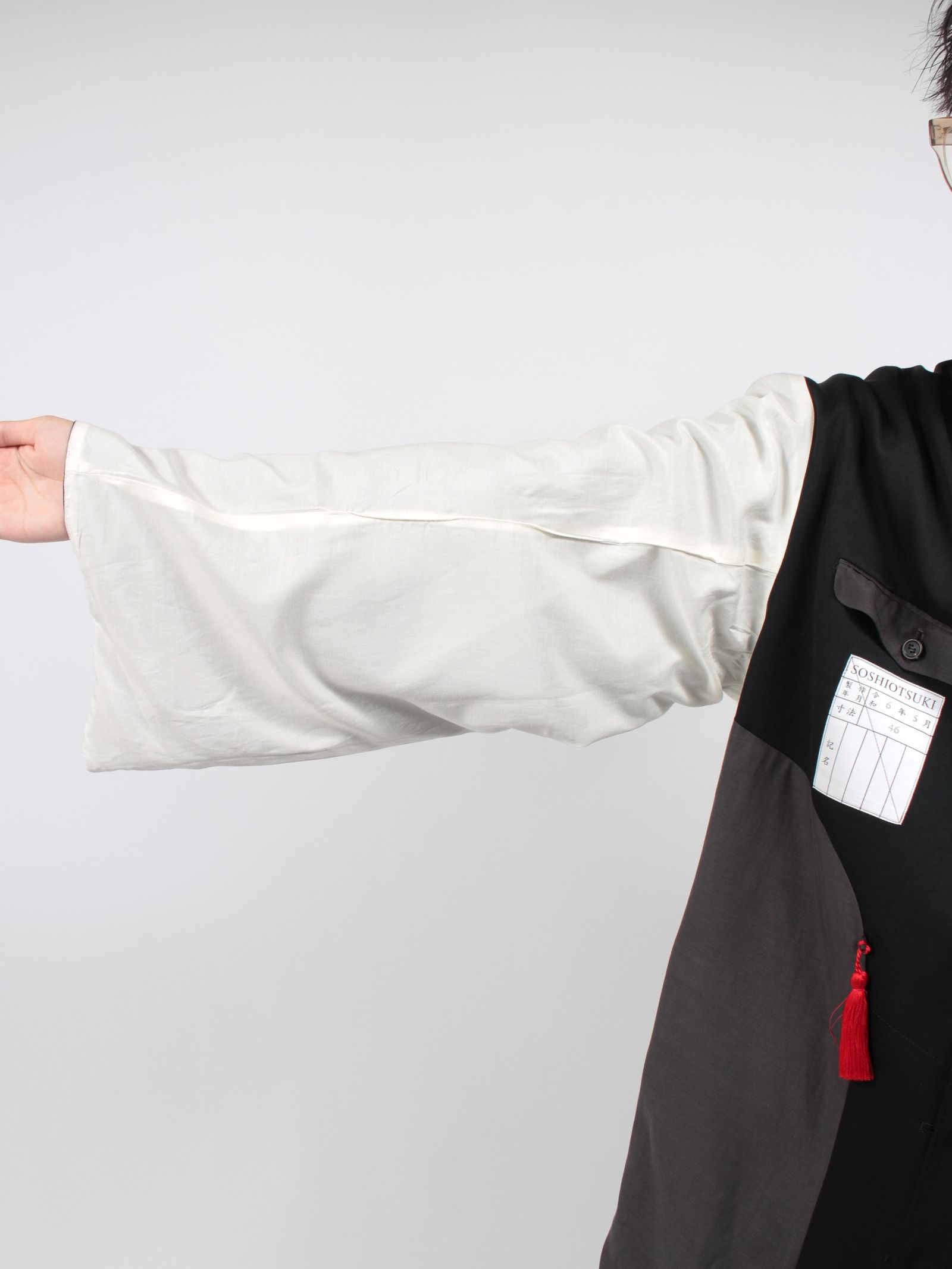 【24AW】キモノ スリーブ ジャケット / KIMONO SLEEVE JACKET / ブラック