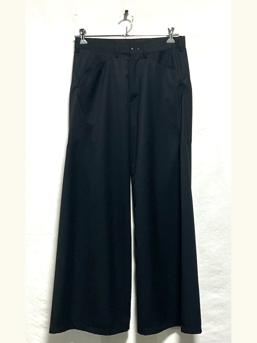 【26AW】サブ オン トラウザーズ ウール ポリエステル / SUB ONG TRS WOOL POLY / ブラック