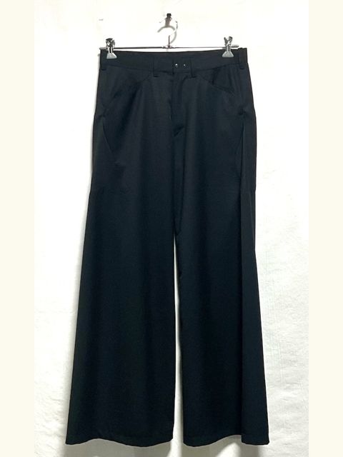 【26AW】サブ オン トラウザーズ ウール ポリエステル / SUB ONG TRS WOOL POLY / ブラック