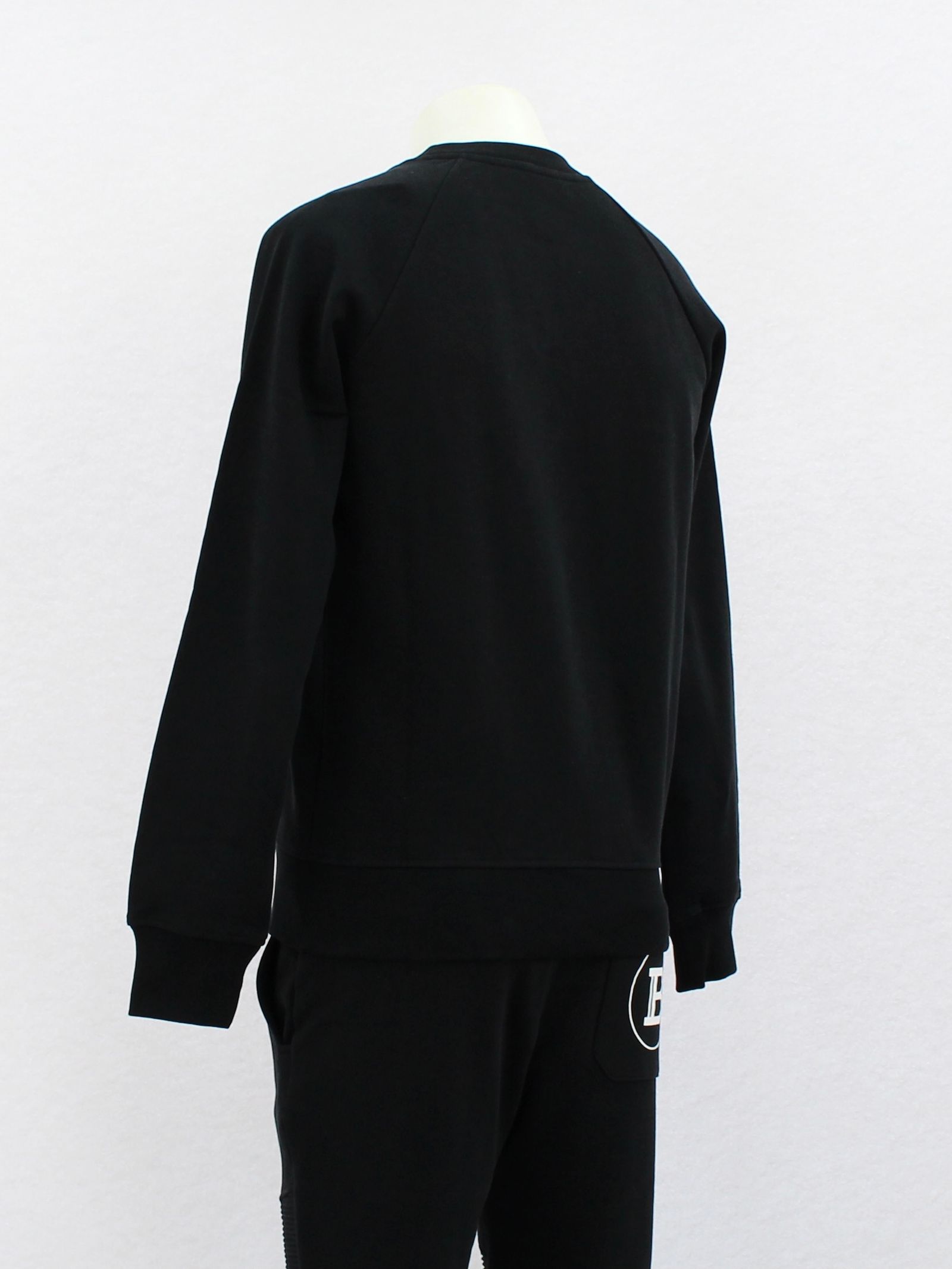 Bロゴ ホワイトプリント スウェット / BH2 C&S SWEAT PRINT B-LOGO / ブラック × ホワイト