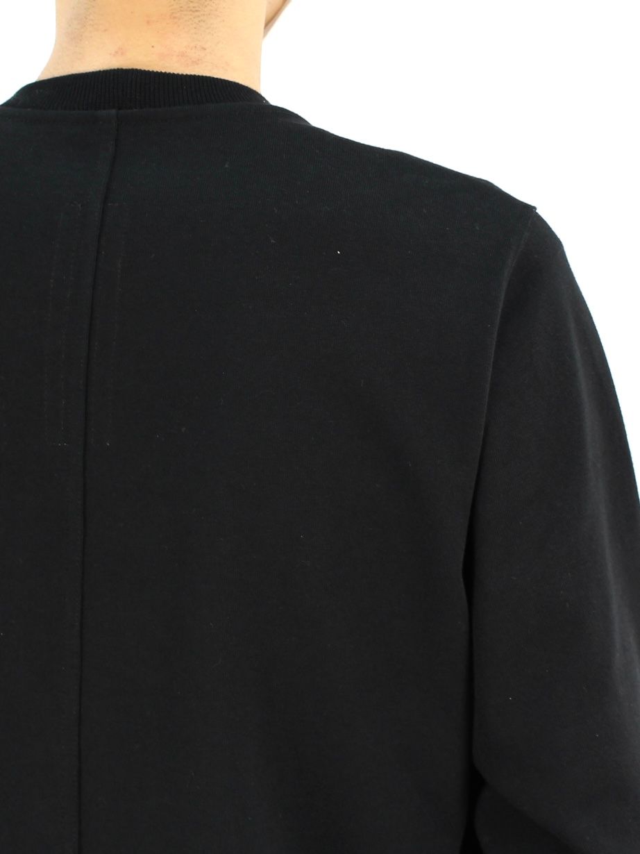 【25AW】リブ クルーネック 長袖スウェット シャツ / SHORT CREWNECK LS / ブラック
