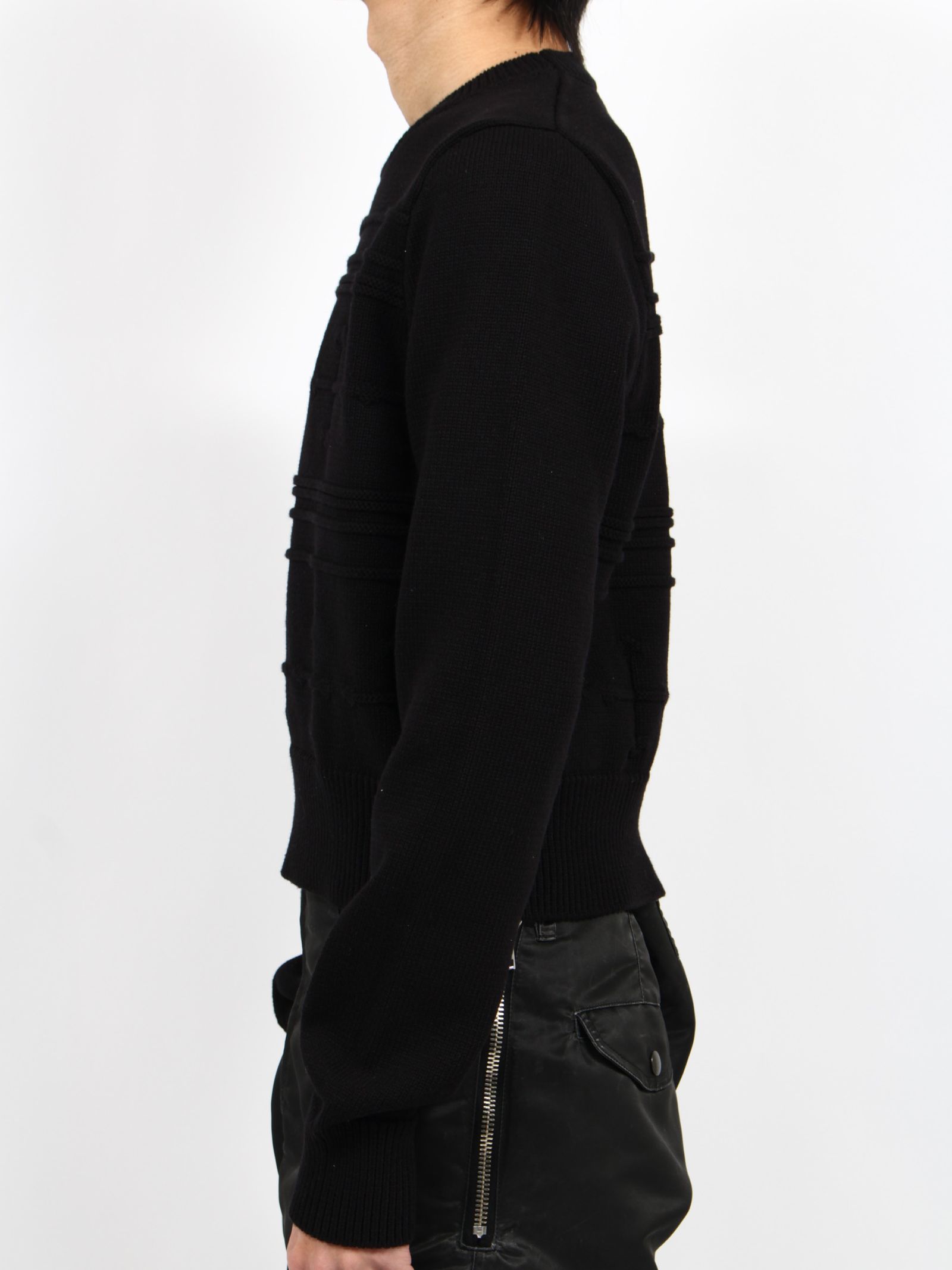 DAIRIKU Brat Pack 黒ニットセーター Free size DAIRIKU - 【25SS】クロス タイト ニット / CROSS TITE KNIT
