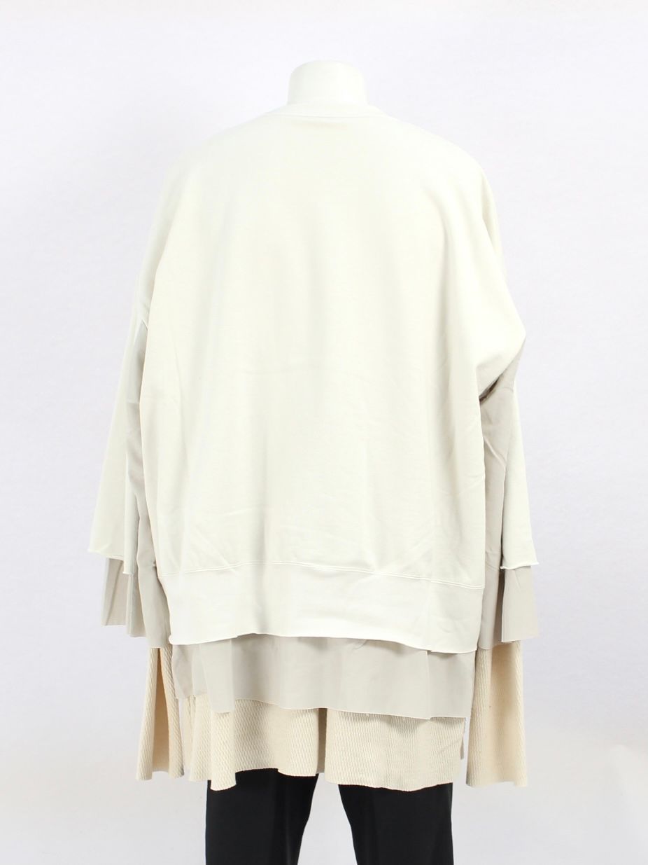 KIDILL - レイヤード 切り替え スウェット / Layered sweat pullover