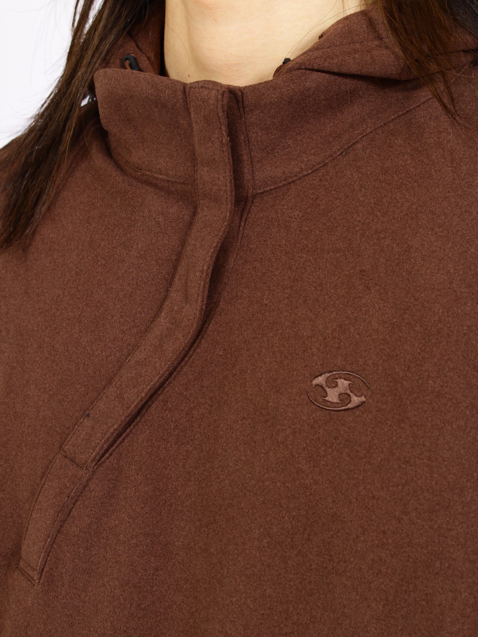 【26AW】レイヤード フーディー / LAYERED HOODIE / ブラウン