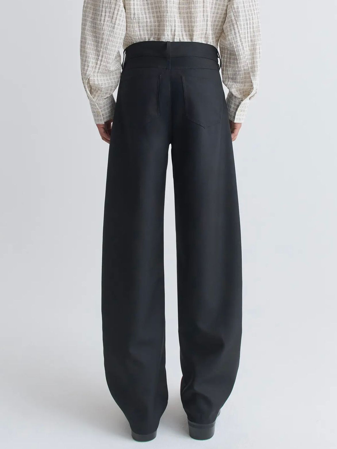 【26SS】ジーノ トラウザー スラックス / GINO TROUSER / FINE BLACK WOOL(ブラック)