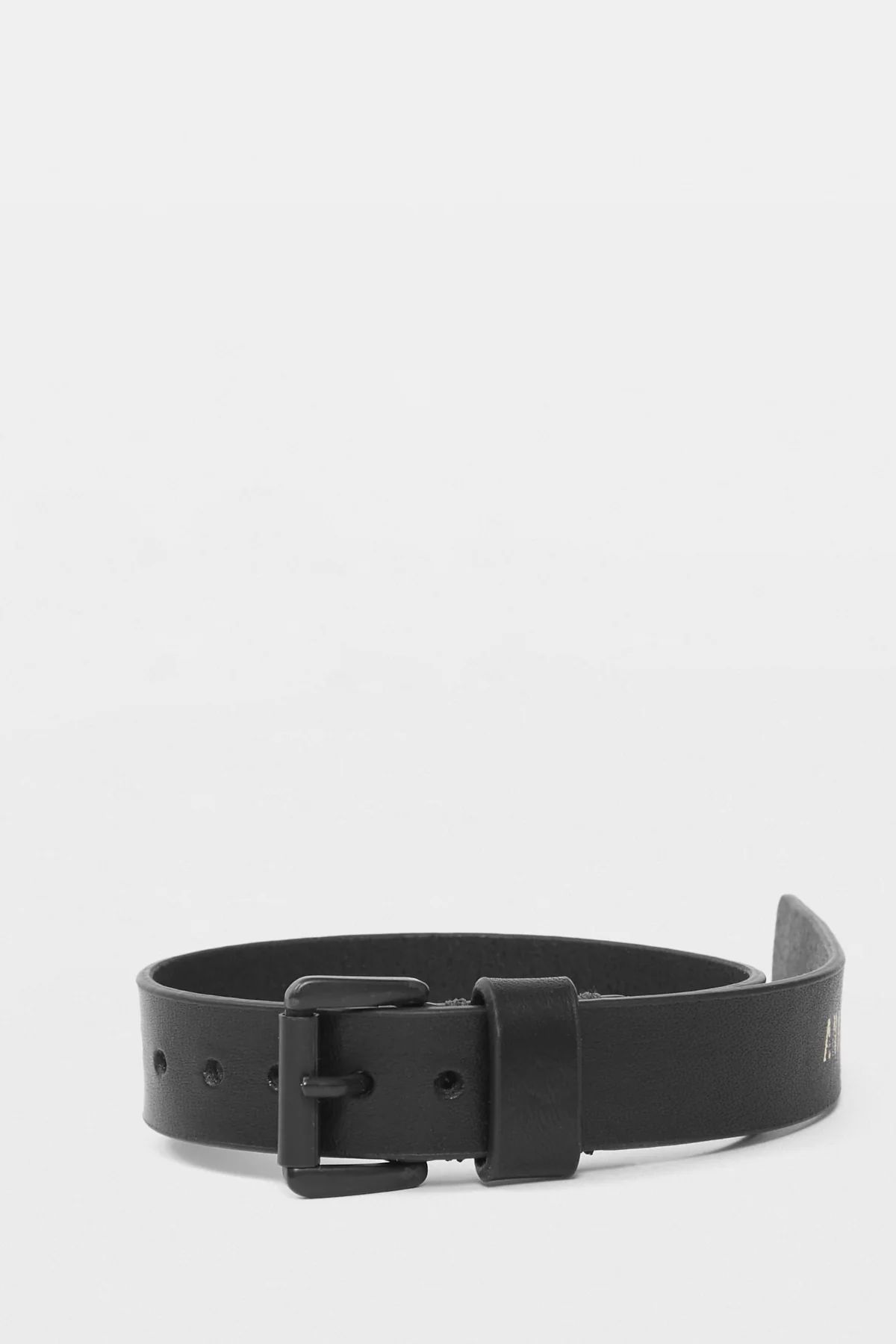 【27SS】ヴァニール ショート レザー ブレスレット / VANIR SHORT LEATHER BRACELET / ブラック