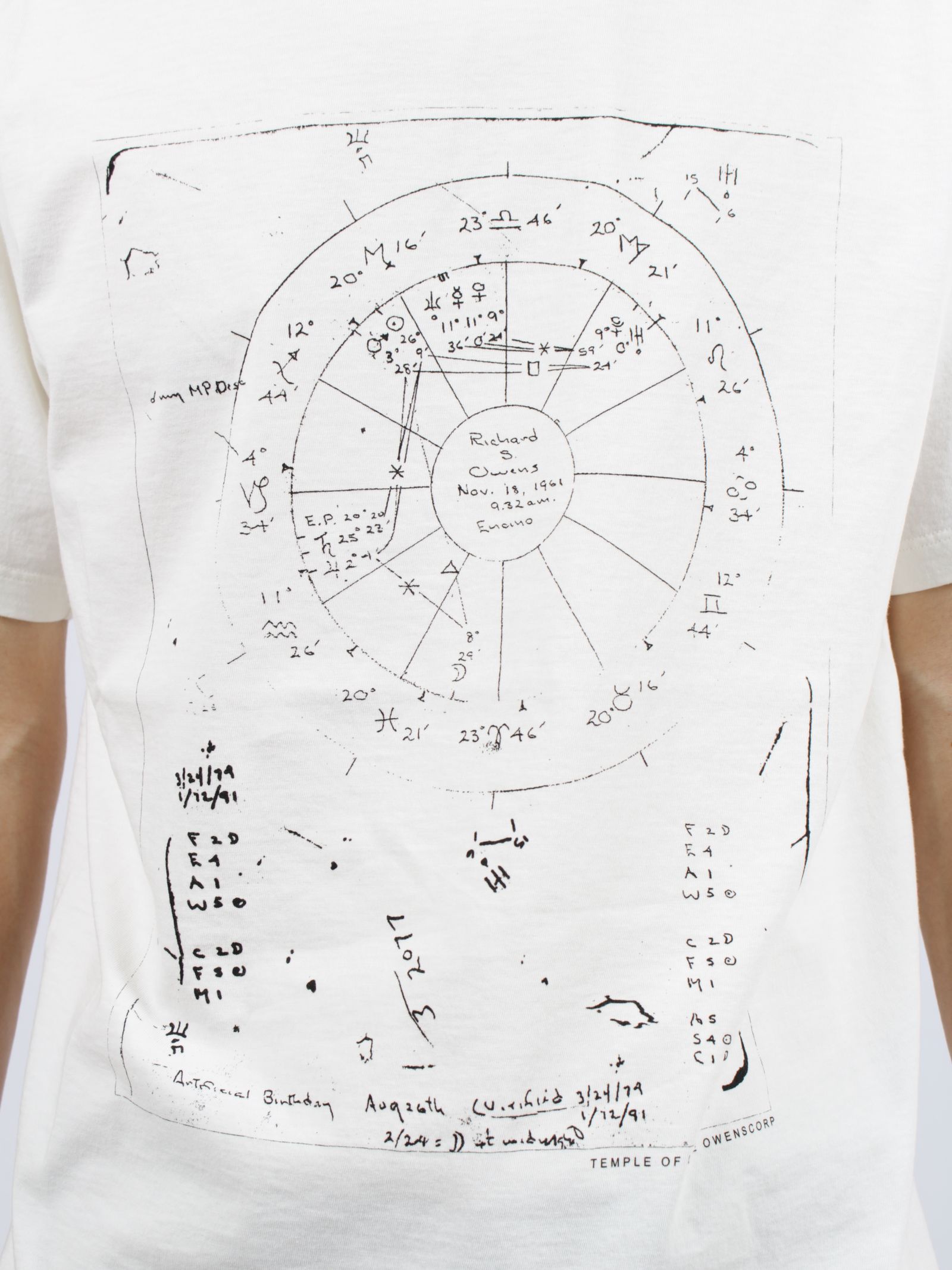 【26SS】ブラッド 半袖 プリント Tシャツ / BRAD T / ミルク×ブラック