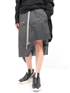 【24AW】ストレッチ デニム ドラッカ スカート  / DRACCA SKIRT / ブラック
