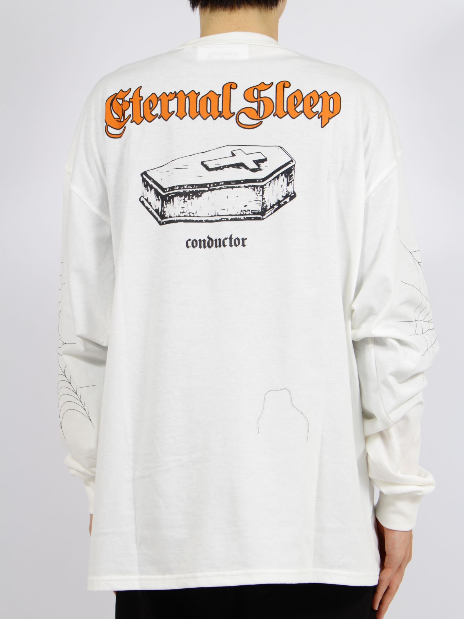 【26SS】スパイダー ウェブ ロングスリーブ Tシャツ / SPYDER WEB LONG SLEEVE T-SHIRT / ホワイト