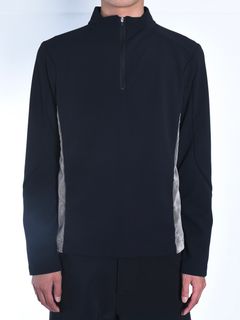 【24AW】フロック ハーフジップ トップス / FLOC TOPS / ブラック