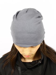 【26AW】ライトウール ビーニー ニット帽 / LIGHT WOOL BEANIE / BLUE CHARCOAL(チャコール)