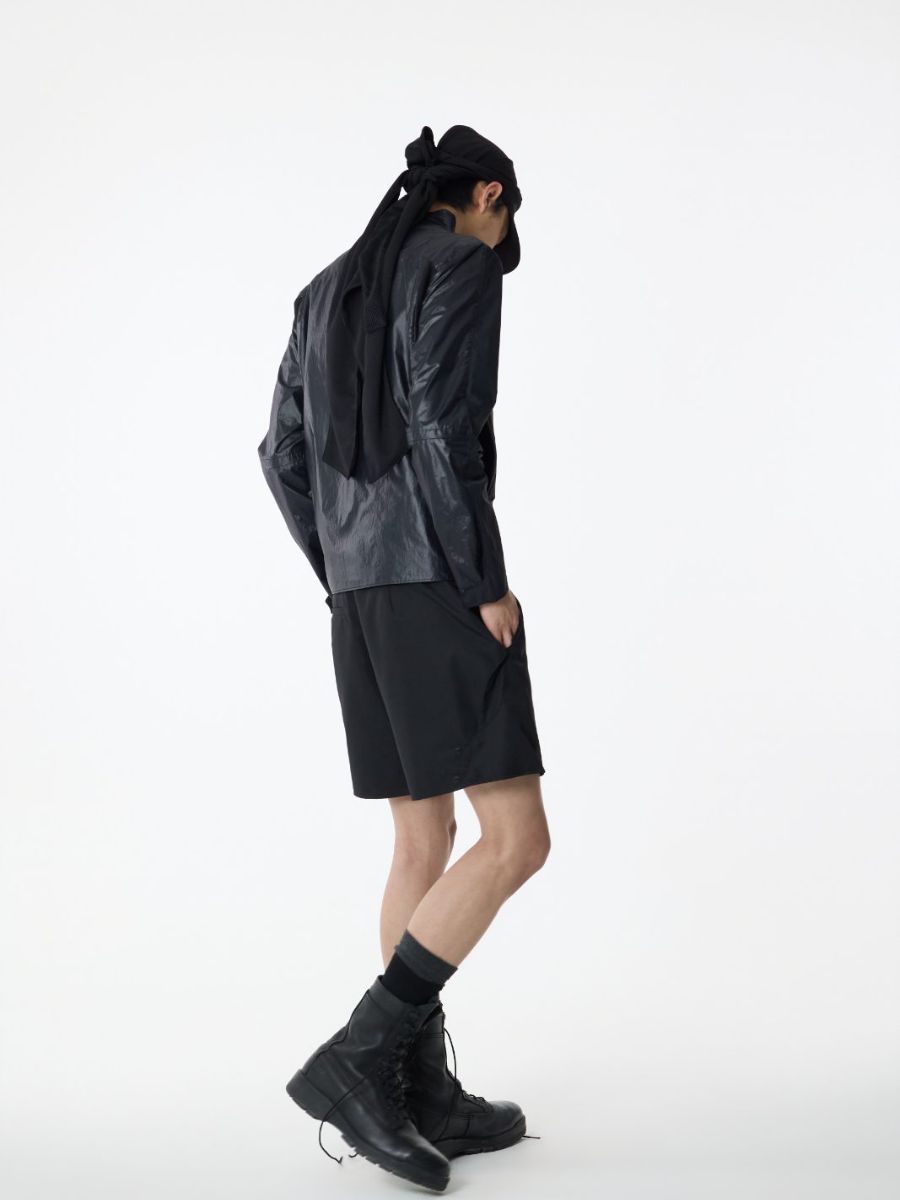 フラップ ショーツ ハーフパンツ / FLAP SHORTS / ブラック SG27SSBTSS002