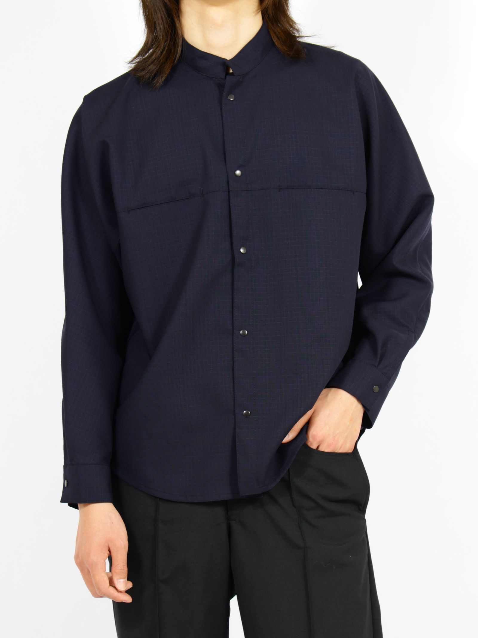 【26SS】ウール マッキーノ シャツ / MACKINAW SHIRTS WOOL / ブラック