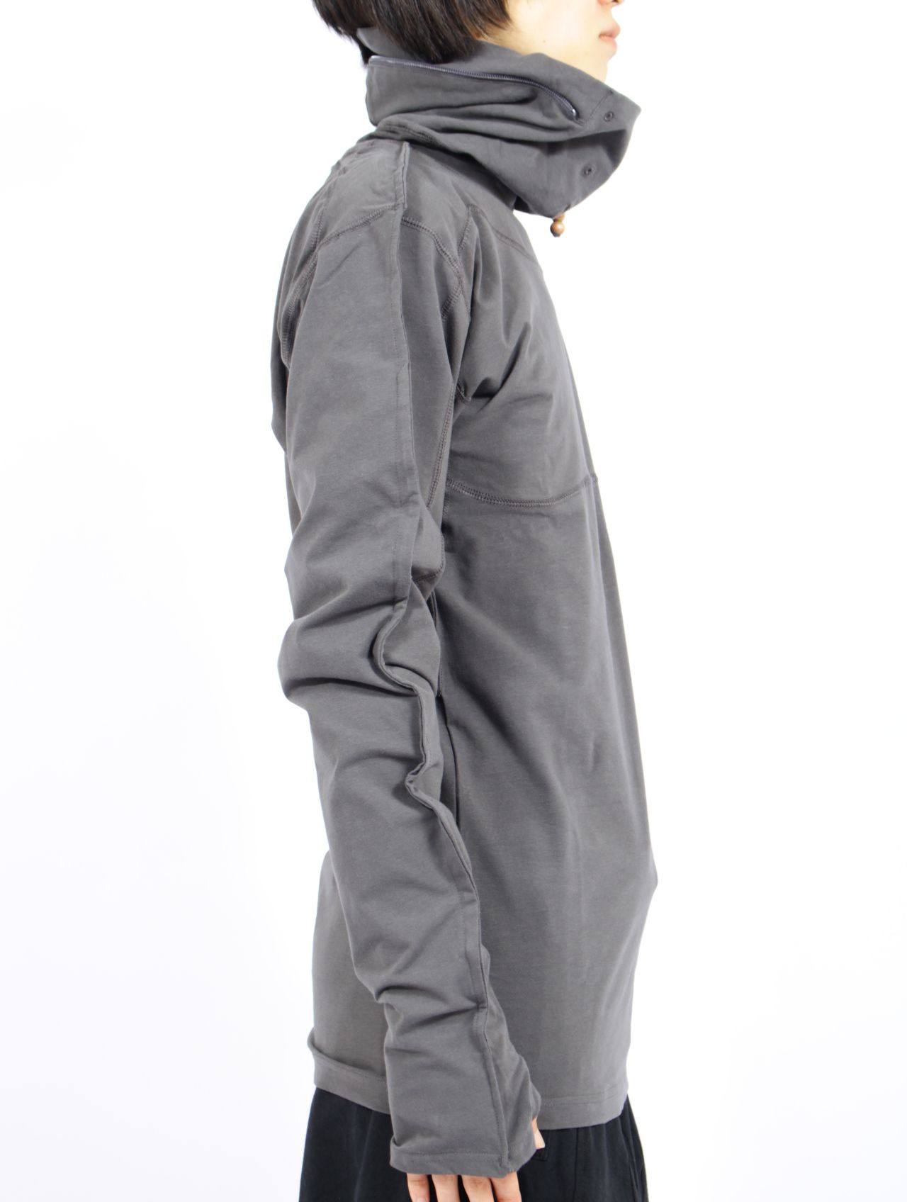 【25AW】サソウ トップス / SASOU TOP / チャコール