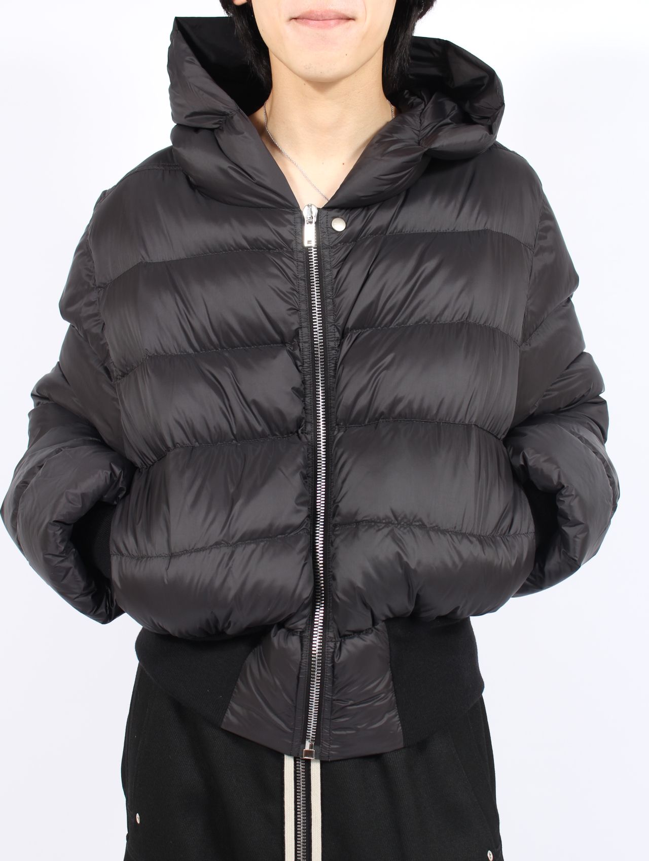 【25AW】フーデッド パファー ダウン ジャケット / HOODED JKT / ブラック