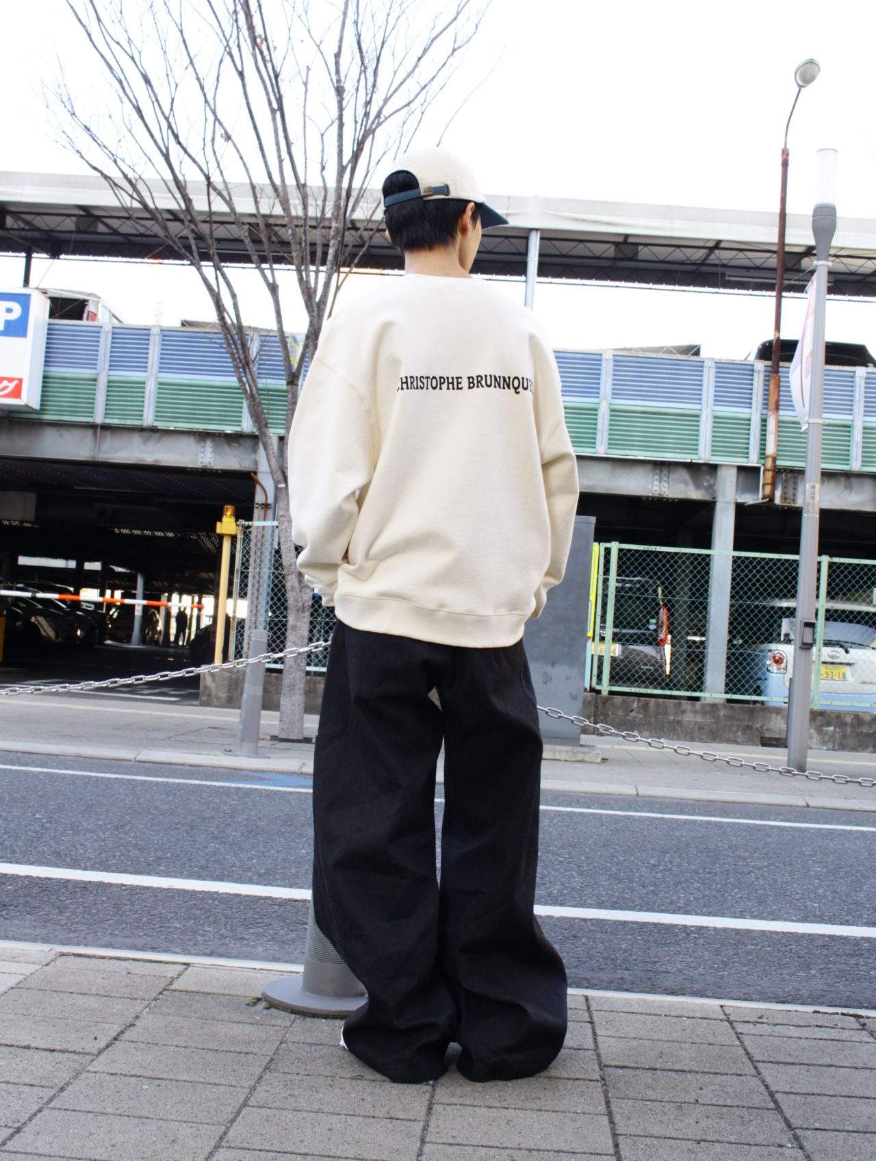 【25SS】フォト スウェット 長袖 トップス / PHOTO SWEAT TOPS / ホワイト