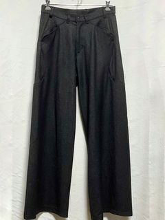 【25AW】6ポケット ウール カシミヤ トラウザーズ / 6 Pocket Sub Ong Wool Trousers / ブラック