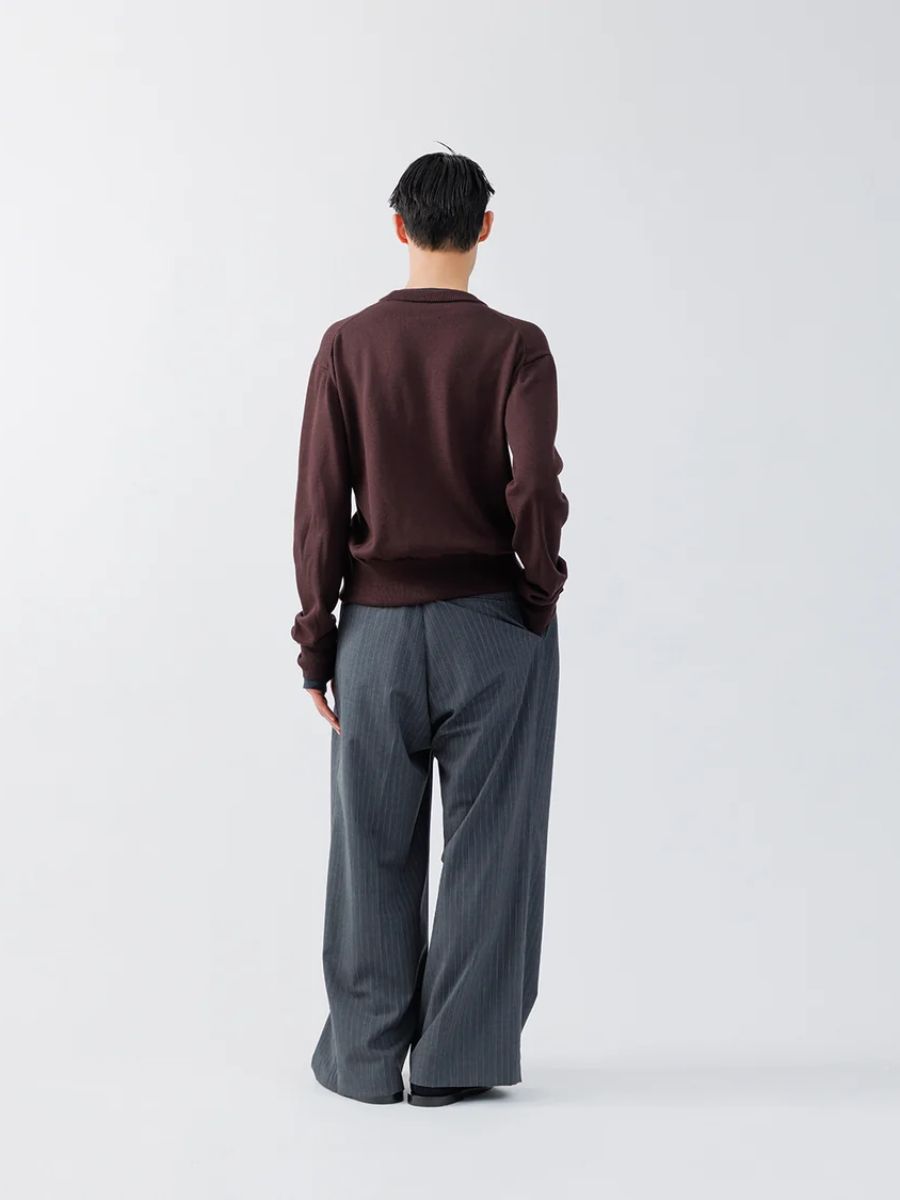 【26AW】コンパクト ライナー カーディガン / COMPACT LINER CARDIGAN .16 / ブラウン