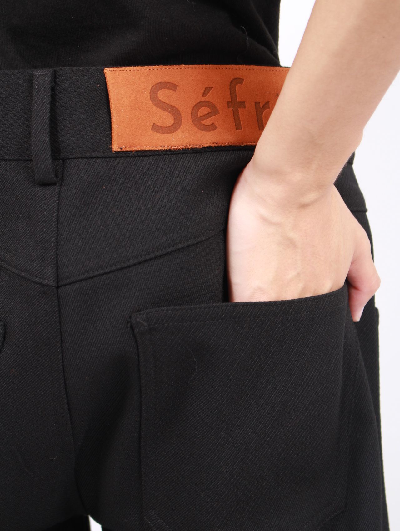 【25AW】 オクタイ トラウザー ワイド スラックス パンツ / OKTAI TROUSER / スターディブラック