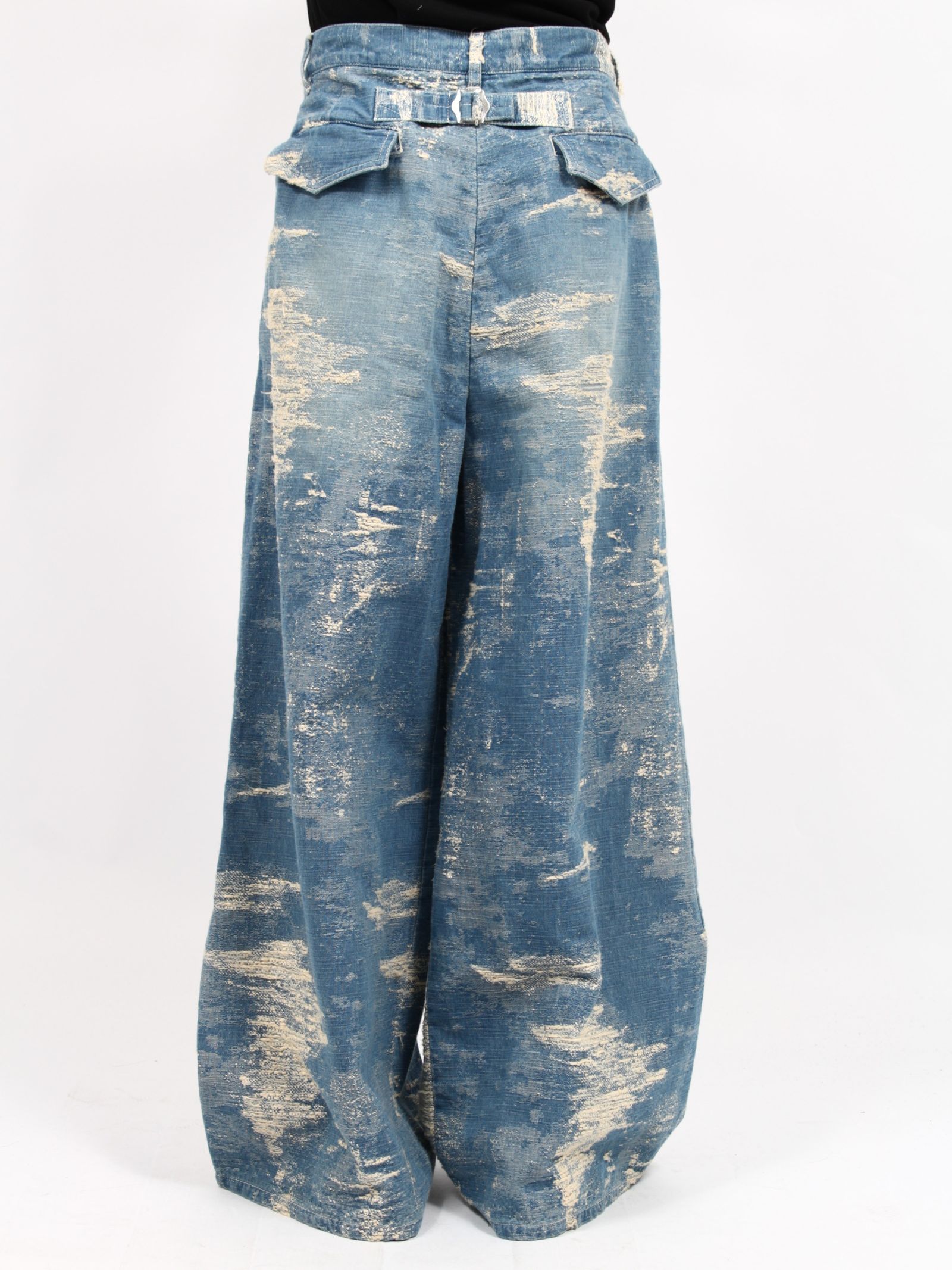【25SS】デニム ワイド スラックス / DENIM WIDE SLACKS / インディゴ