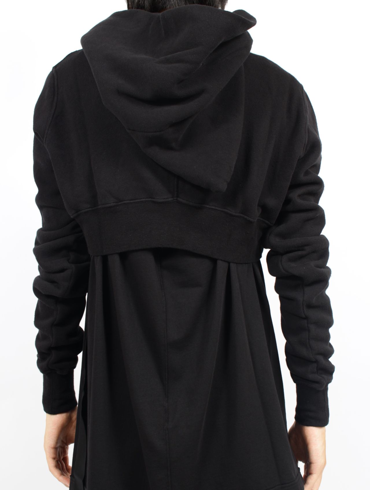 RickOwens drkshdw クロップドジップ Rick Owens DRKSHDW カットアウト クロップドジャケット