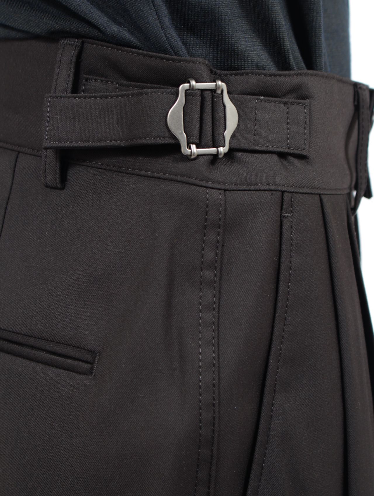 【25AW】サンティアゴ スラックス / SANTIAGO SLACKS / ブラック