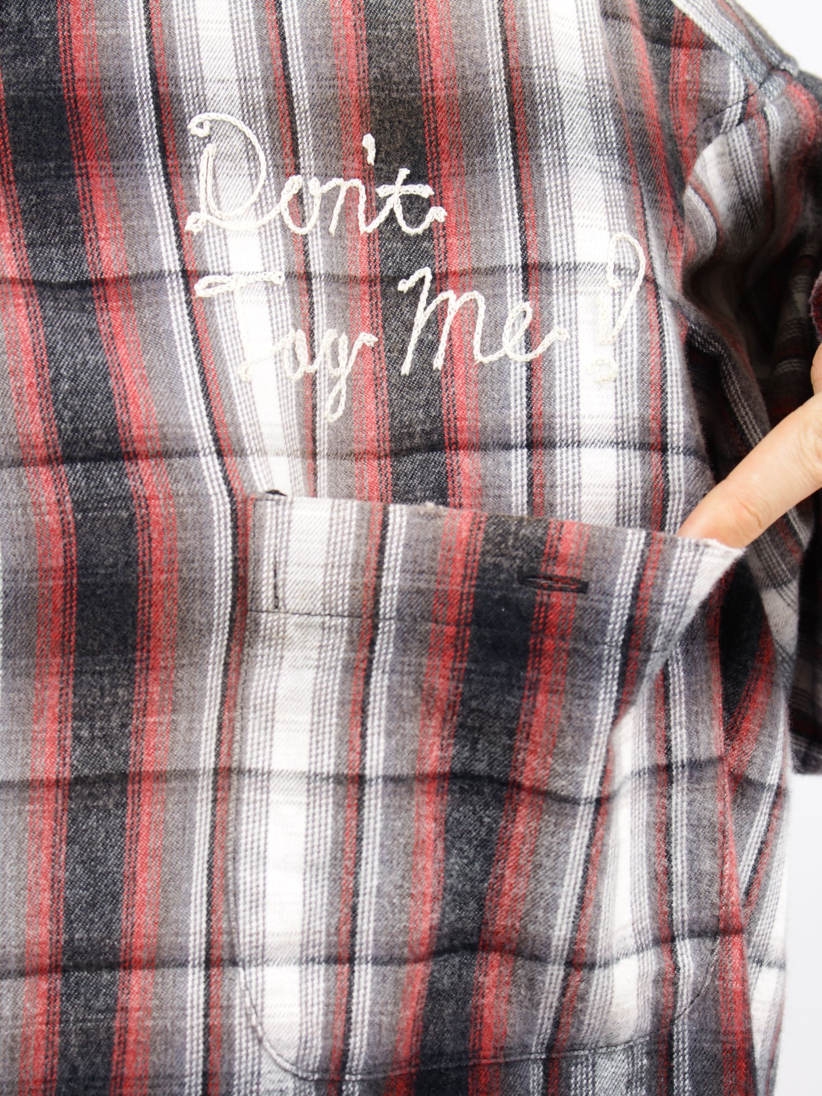 【26SS】ヴィンテージ ライク チェック シャツ / VINTAGE LIKE CHK SH / ブラック