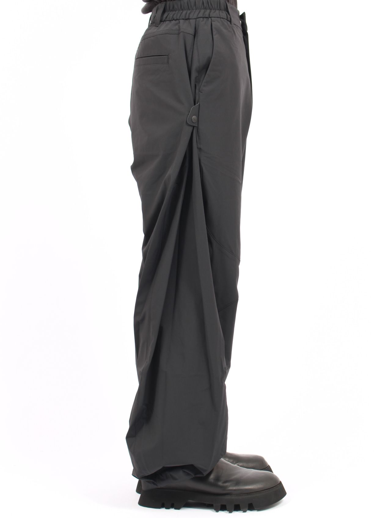 【25AW】サイド スナップ パンツ / SIDE SNAP PANTS / ブラック