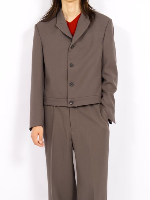 【26AW】ヘビー ウール スペンサー ジャケット / HEAVY WOOL SPENCER JACKET .16 / GUNMETAL(グレー)