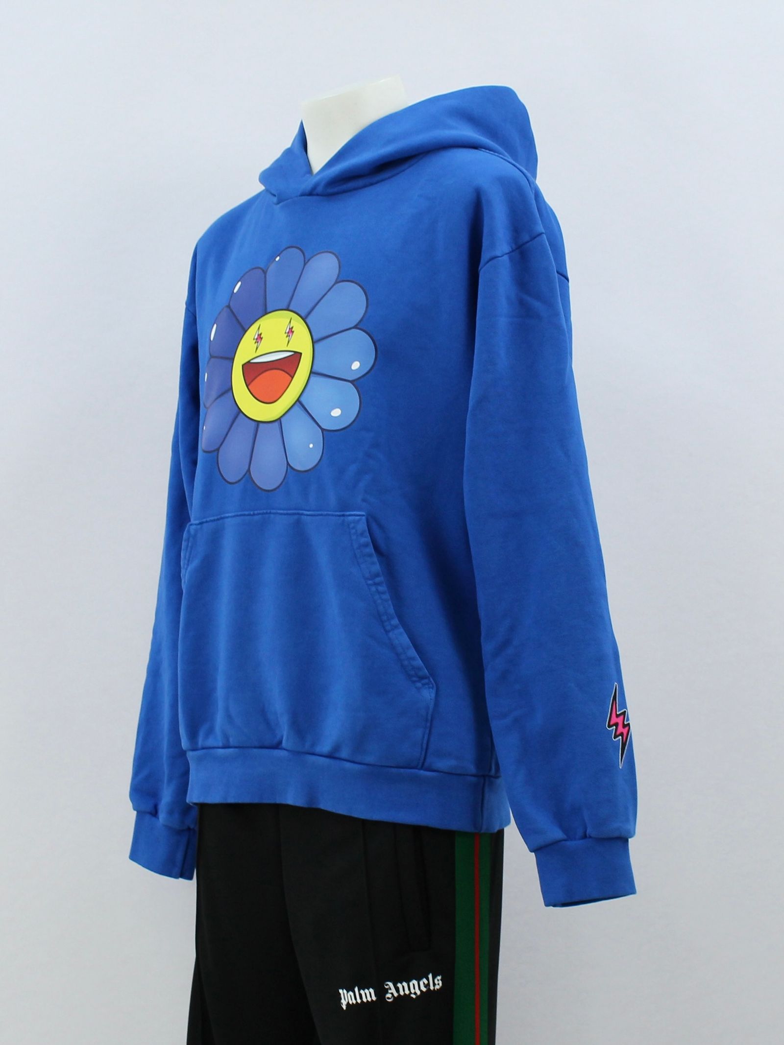 カイカイキキ　ジェイバルビン　村上隆　フラワープリント　プルオーバーフーディー KAIKAI KIKI J BALVIN × TAKASHI MURAKAMI - ビッグフラワー