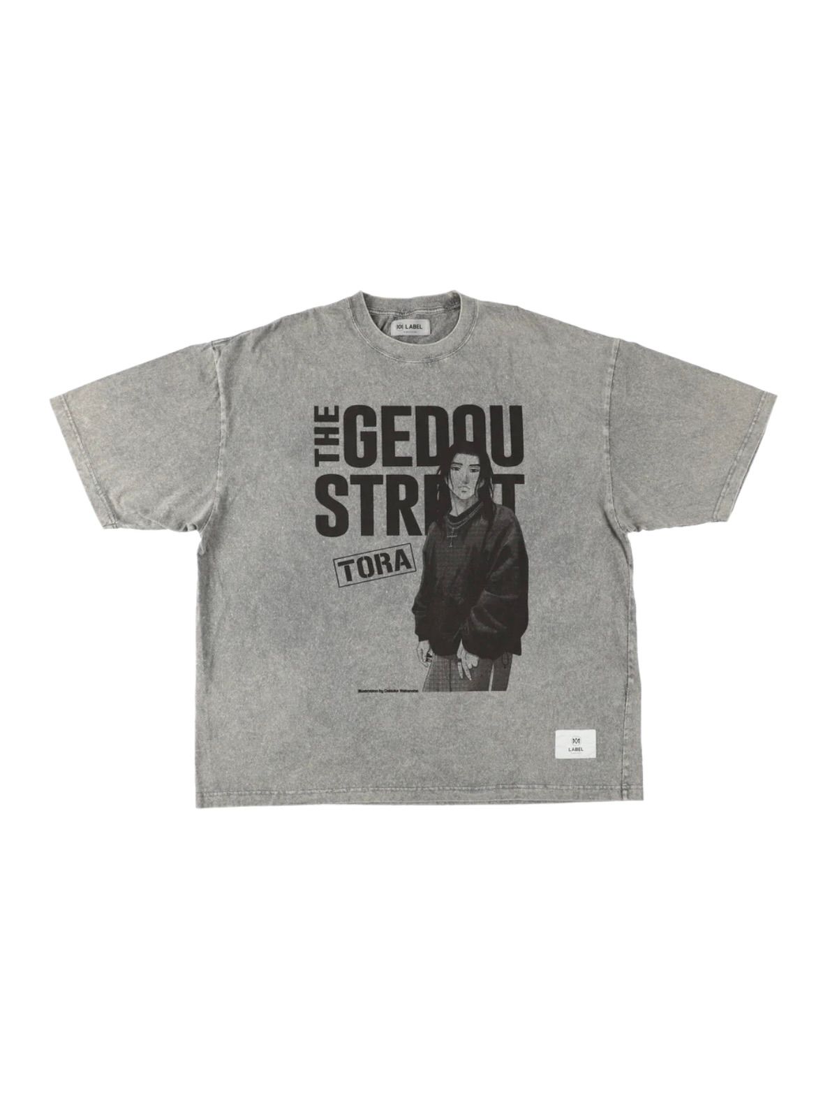 外道 ストリート 'トラ' Tシャツ / GEDOU STREET 'TORA' T-SHIRT / グレー