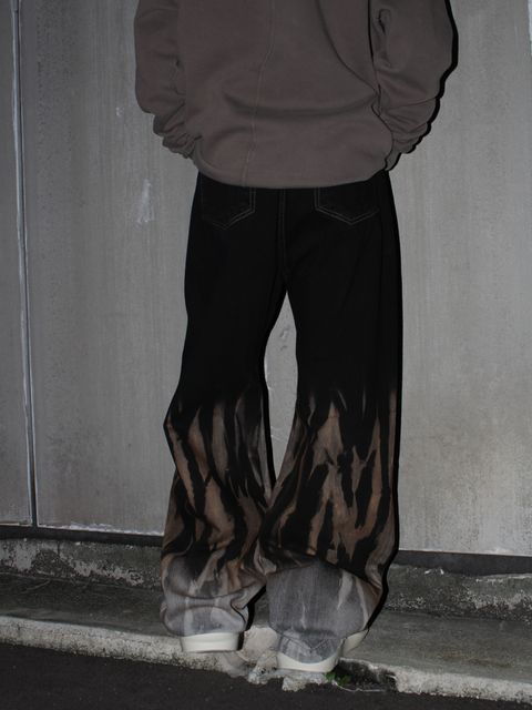 Rick Owens , DRKSHDWを用いたモードストリートコーデ