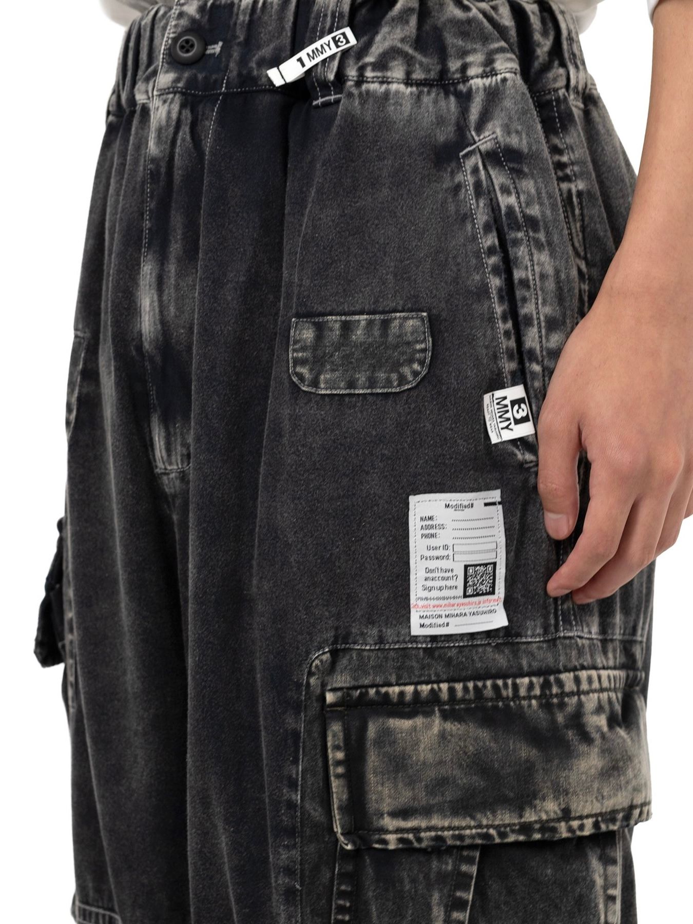 【25AW】リペア カーゴ トラウザー / REPAIR CARGO TROUSER / ブラック