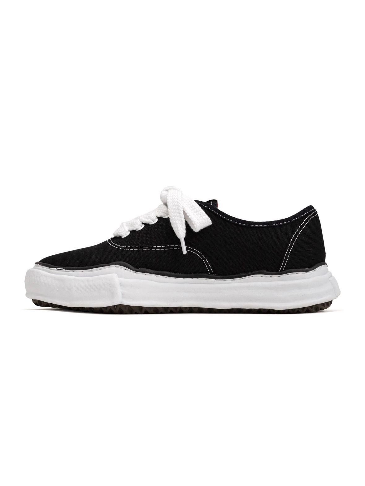 "ベイカー" キャンバス ローカット スニーカー / BAKER LOW OG SOLE SNEAKER / ブラック