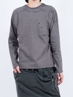 【25AW】ジュウニシ ロングスリーブ Tシャツ / 十二支 LS TEE / グレー
