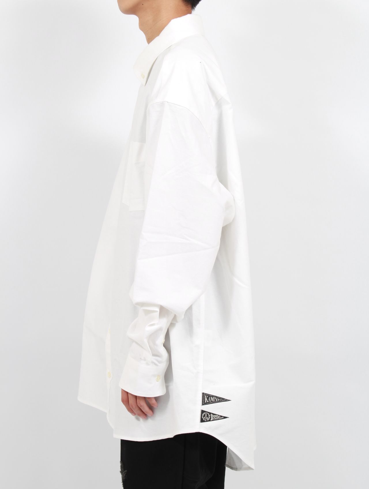 【25AW】オーバーサイズ オックスフォード シャツ / OVERSIZED OXFORD SHIRT / ホワイト