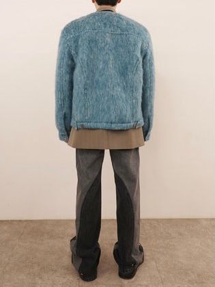 【21AW】BERATUS SHAGGY WOOL JACKET / スカイブルー