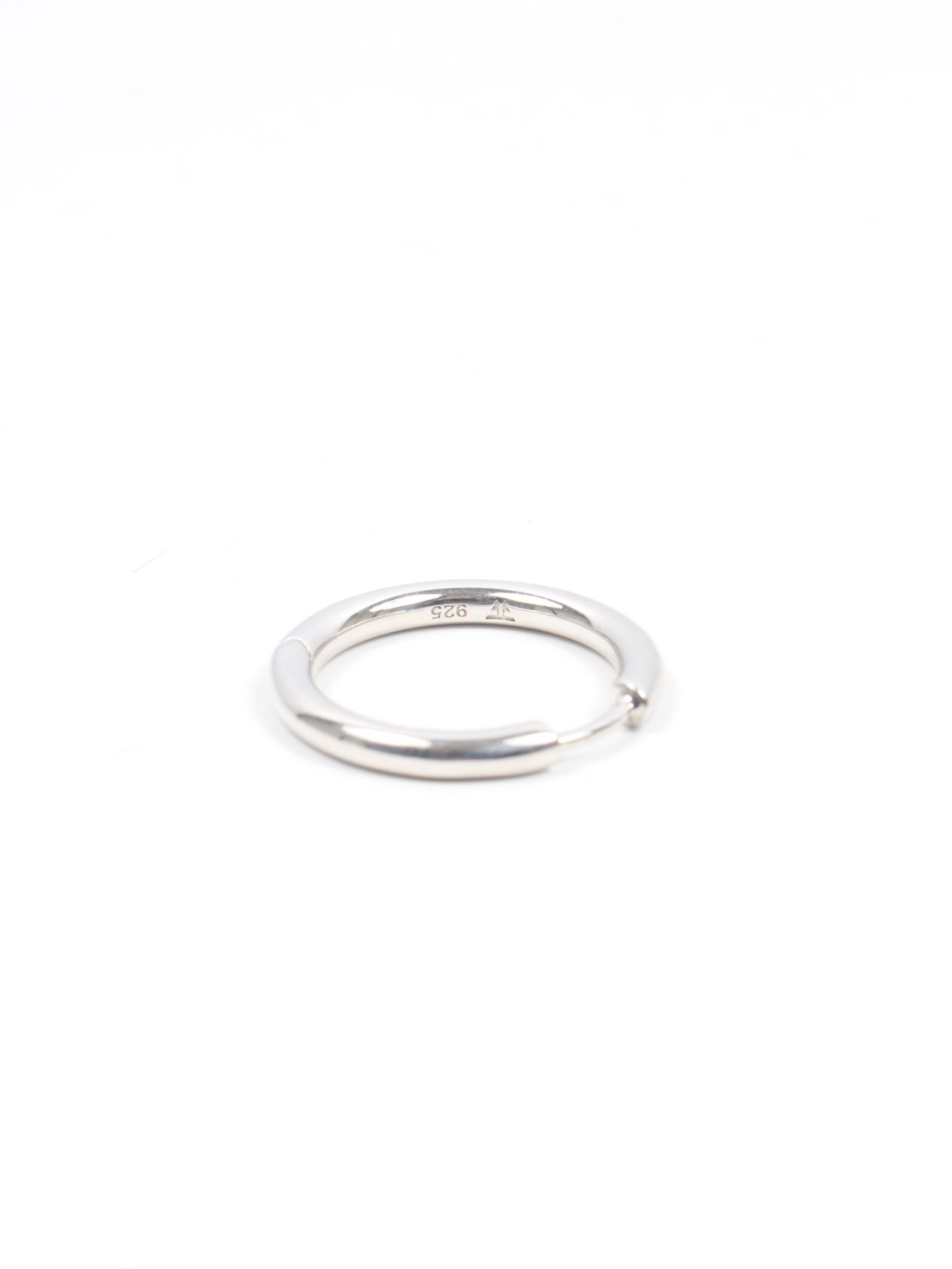 【両耳用】クラシック フープ ピアス M / Classic Hoop Medium / シルバー