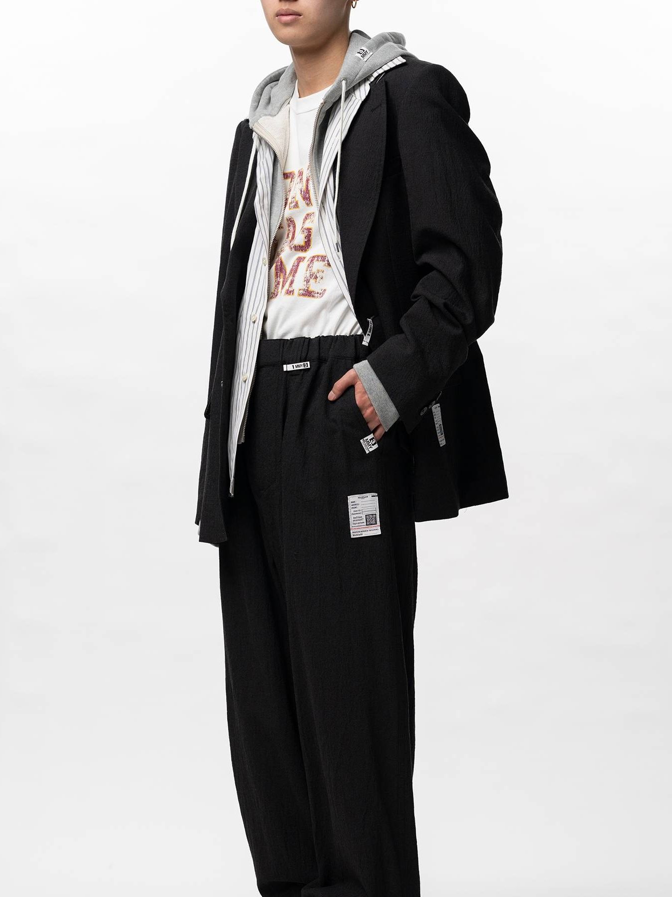 【26SS】トリプル レイヤード ジャケット / TRIPLE LAYERED BLAZER / ブラック