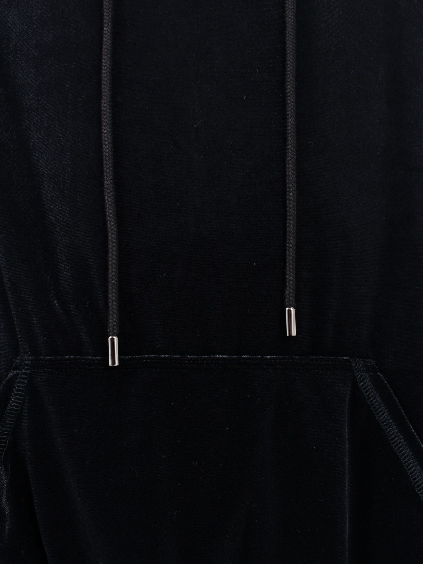 【24AW】ベルベット フーディー / VELVET HOODIE / ブラック