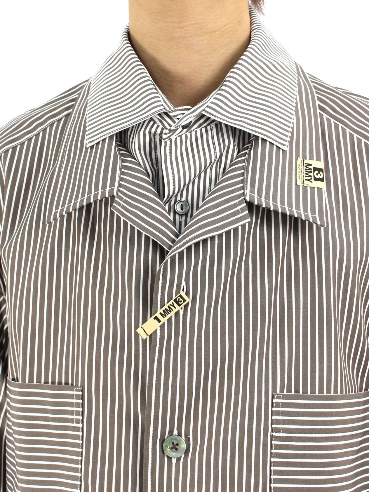 Maison MIHARA YASUHIRO - ストライプシャツ / STRIPE SHIRTS